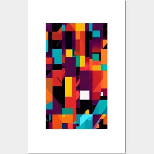 Cubist Colors Posters and Art